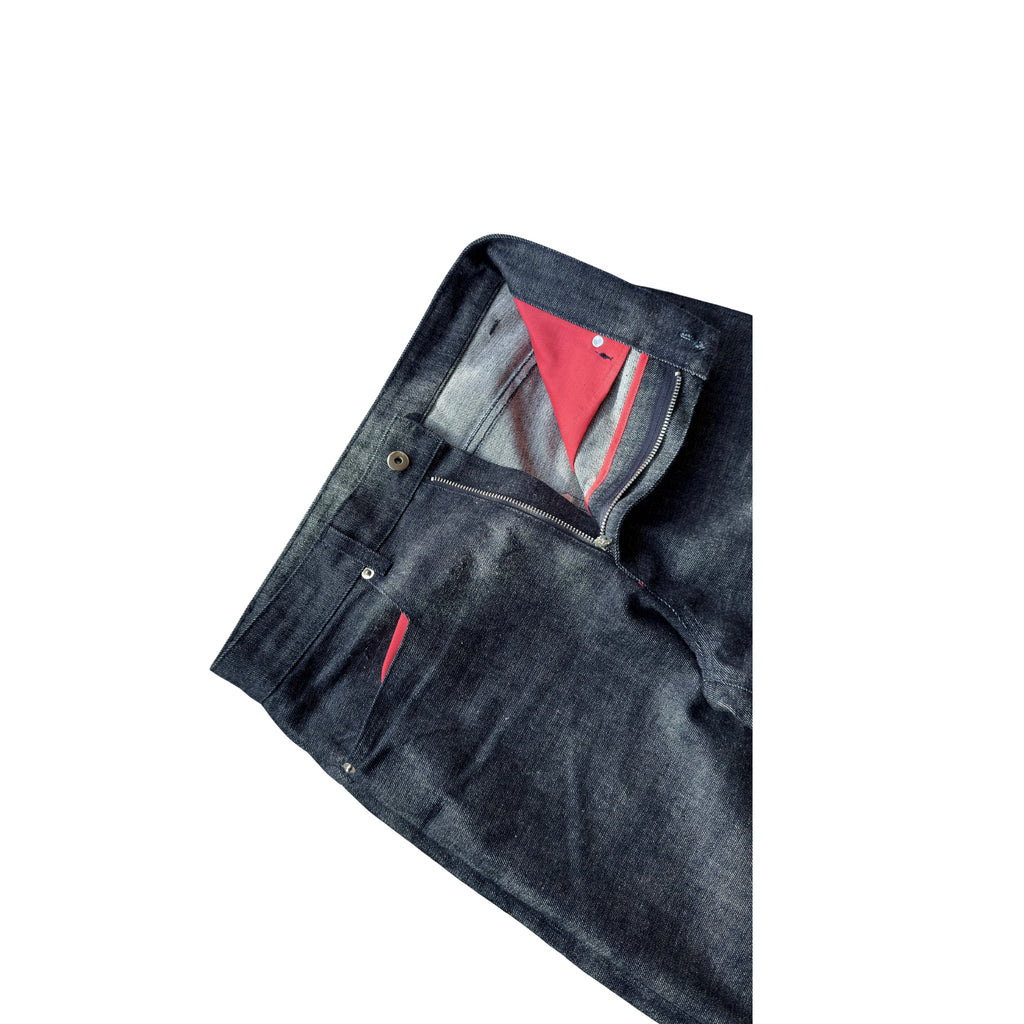 blood -- selvedge denim (premade)
